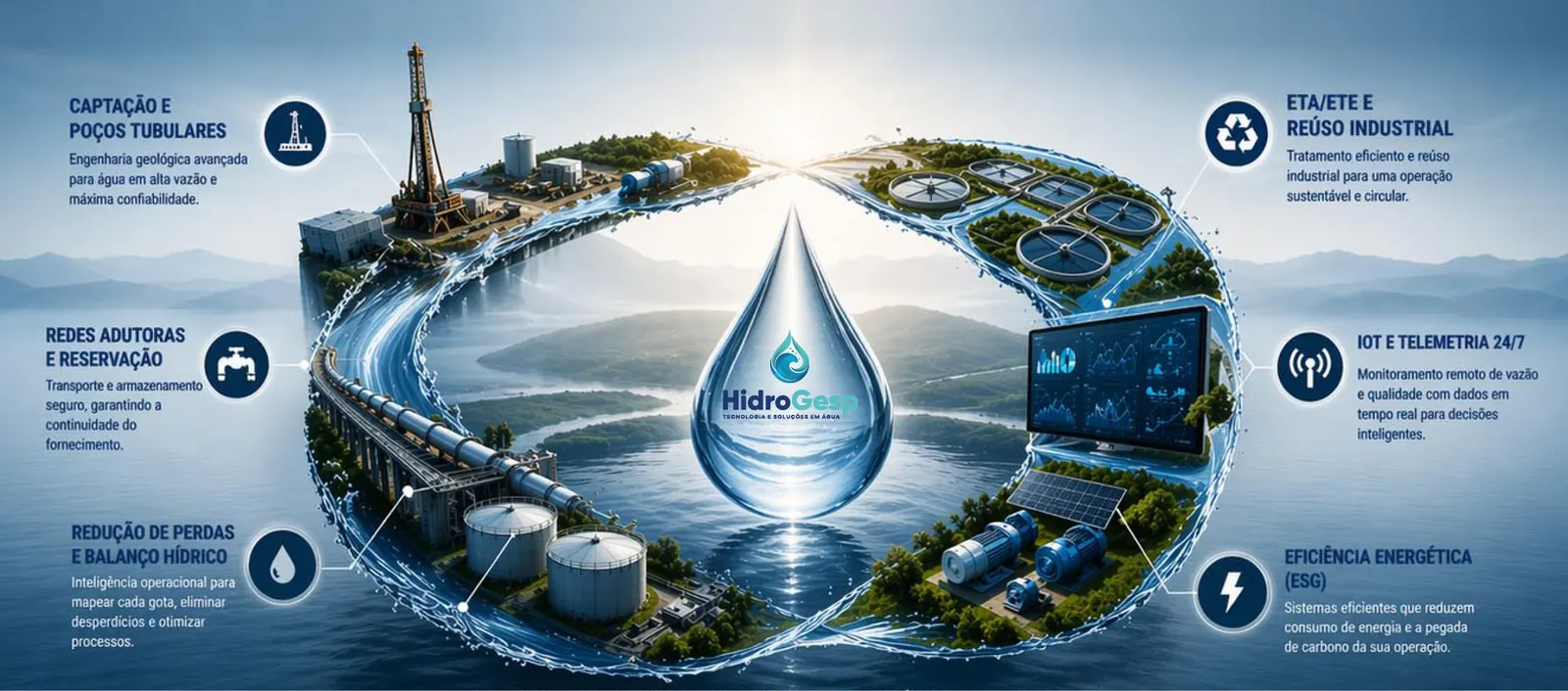 O Ecossistema de Soluções da Hidrogesp