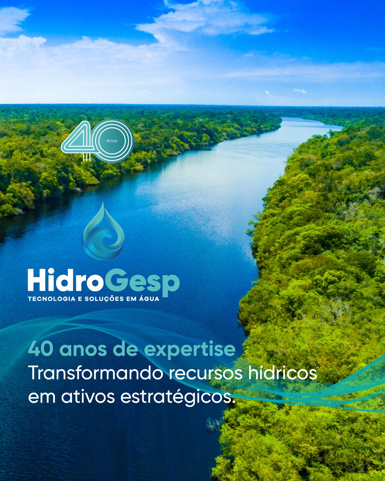 💧Hidrogesp - Mais de 40 anos transformando o futuro da água no Brasil.